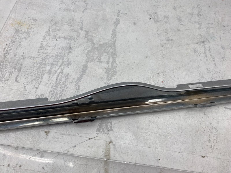 ⭕ 12-15 Tesla Model S Passenger Rocker Panel Bright Molding Sill Right (Metal)