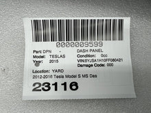 ⭕ 12-15 Model S MS Dashboard Instrument Panel Dash Trim Cover Black 1002254-07-I