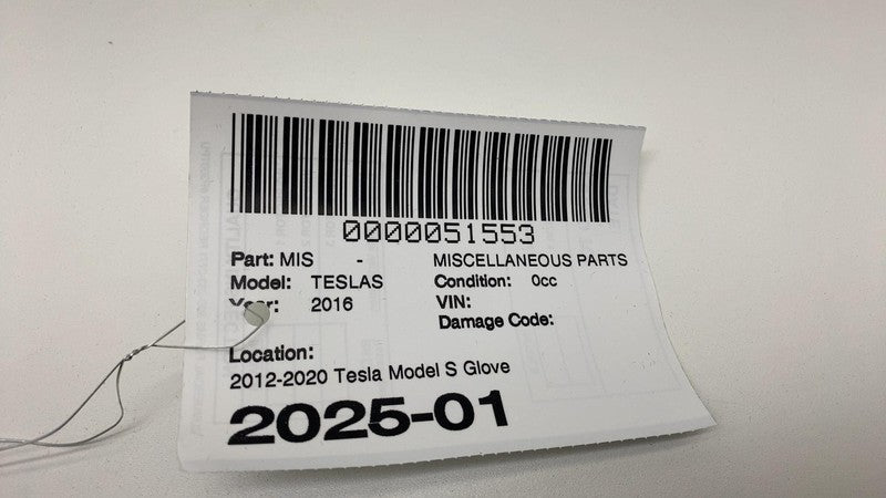 2012-2020 Tesla Model S MS Front Dash Dashboard Glove Box Panel Lid Cover Assy