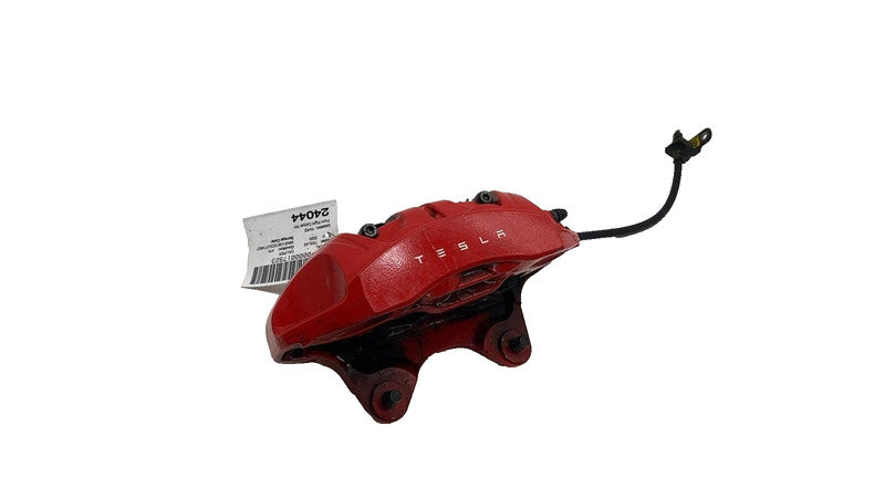 1044642 00 F ⭕ 2017-2023 Tesla Model 3 Front Performance Brake Caliper Red Right 1044642-00-F