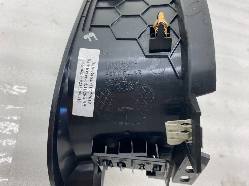 110512900E ⭕ 2016-2023 Tesla Model X Rear Right C-Pillar Trim Cover Racetrack 1105129-00-E