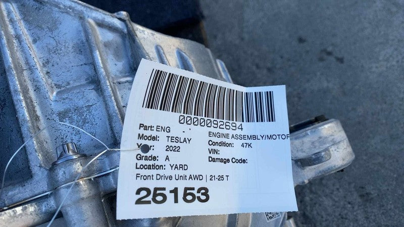 Engine Assembly/motor TESLA MODEL Y 22