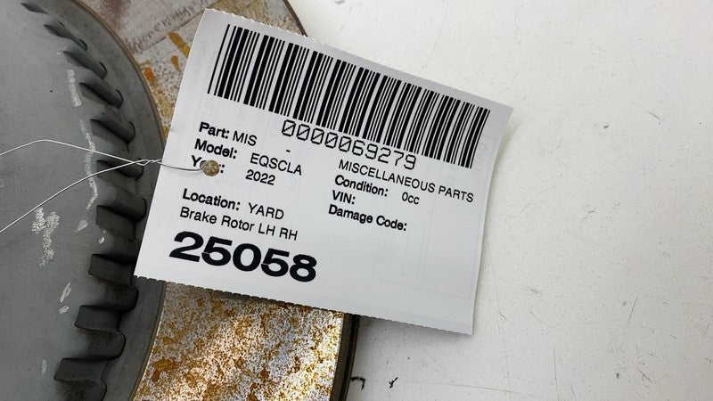 A2974230500 ⭕ 2022 Mercedes-Benz EQS 450+ Rear Left or Right Brake Disc Rotor A2974230500