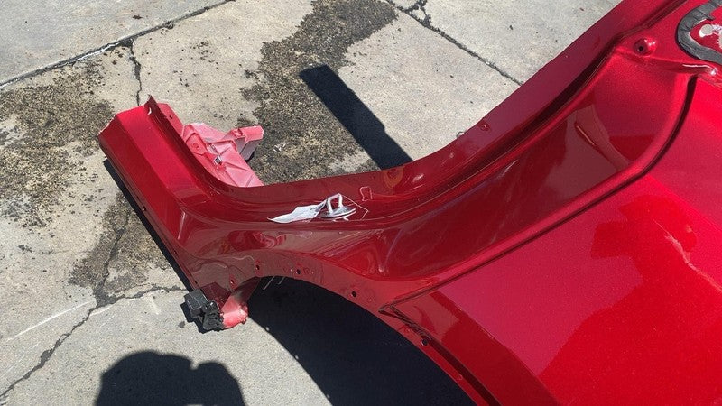 ⭕ 2020-2024 Tesla Model Y Rear Left Quarter Panel Structural Cutout LH Red PR01