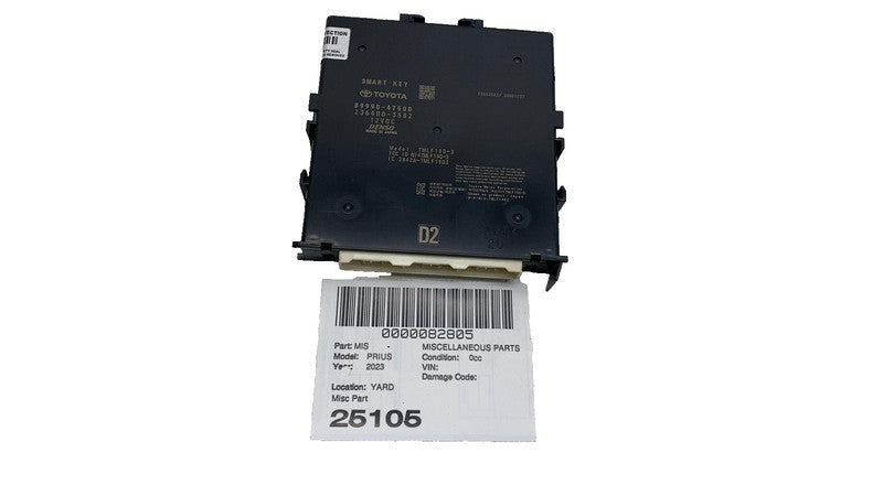 8999047500 ⭕ 2023 Toyota Prius Ignition Smart Key Control Module Unit Assembly 89990-47500