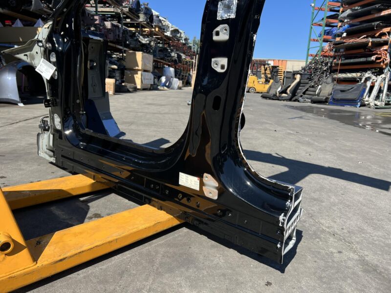 ⭕ 2012-2015 Tesla Model S Front Driver Body SIde A + B-Pillar Door Frame Left LH