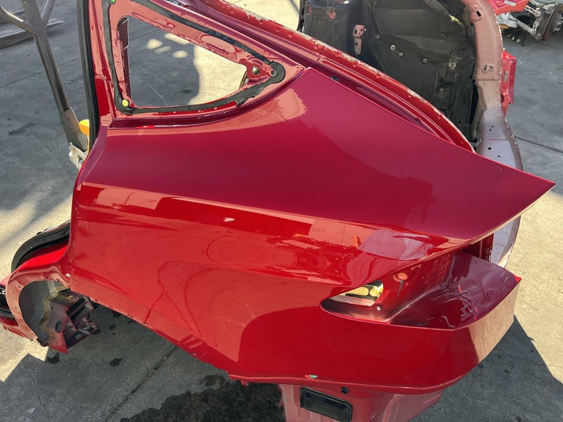 ⭕ 2016-2020 Tesla Model X Rear Quarter Panel Structural Frame Cutout Red - PPMR