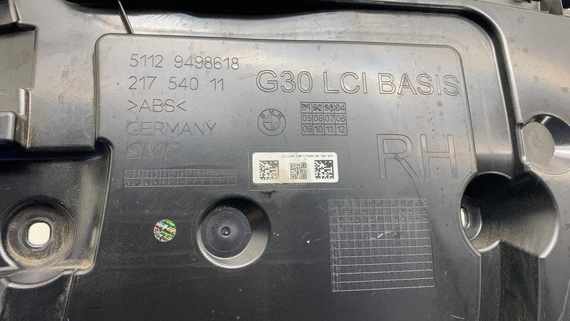 51129498618 2021-2023 BMW 530e B46X Rear Passenger Side Bumper Mount Support Bracket Right