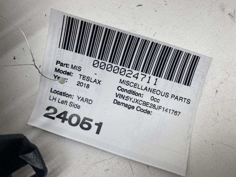 ⭕ 16-20 Model X Driver Side B-Pillar Upper Trim Cover Panel Left LH 10