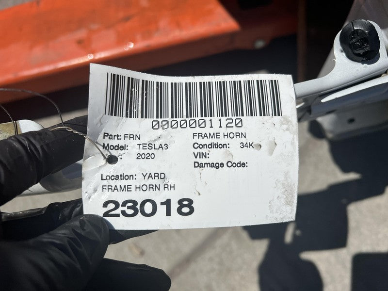 2017-2023 Tesla Model 3 Front Passenger Rail Complete + Upper Shock To