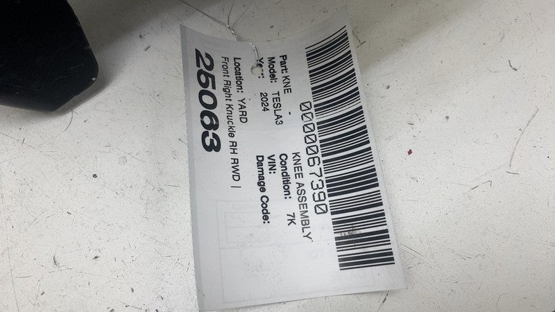 ⭕ 24-25 Model 3 Front Right Spindle Knuckle Wheel Hub & Dust Shield 13