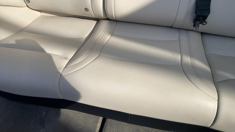 ⭕ 2016-2020 Tesla Model S Rear 2nd Row Beige Leather Seat Upper + Lowe