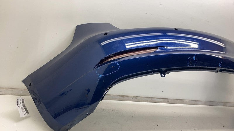 ⭕ 2017-2022 Tesla Model 3 Rear Bumper w/ Park Sensor & Reflector Lamp Blue PPSB