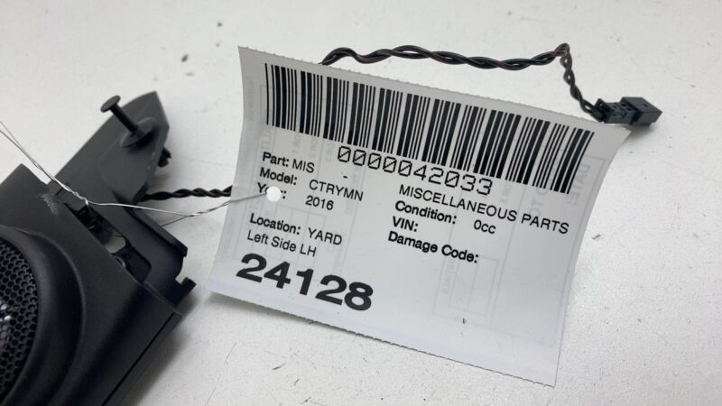 6513920449302 ⭕ 11-16 Mini Cooper Countryman Front Left Panel Tweeter Speaker 65139204493 02
