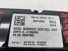 ⭕ 12-20 Model S MS Sunroof Controller Moon Roof Control Module Unit 1007512-00-C