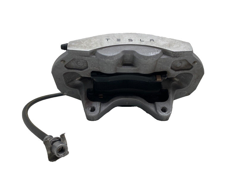 104462100D ⭕ 2017-2023 Model 3 Front Left Caliper w/ Brake Hose Line Left Base 1044621-00-D
