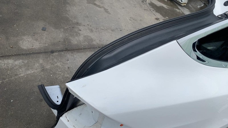 ⭕ 16-20 Tesla Model X Rear Passenger Side Quarter Panel Cutout Right White PPSW