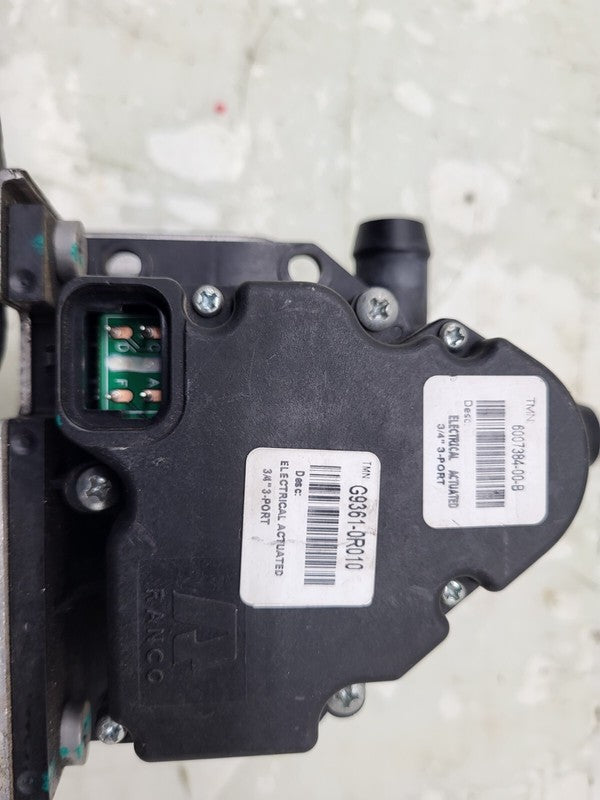 6007384 00 B ⭕12-20 Model S 3-Way Port Coolant Valve Electric Actuator 3/4" inch 6007384-00-B