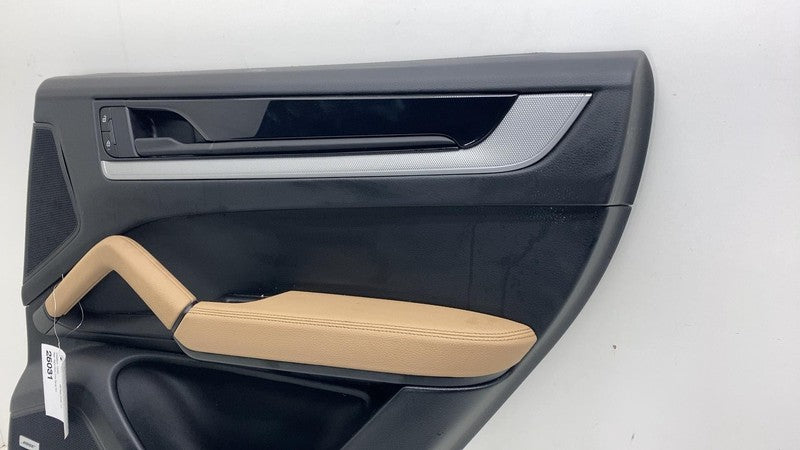 ⭕ 2019-2024 Porsche Cayenne Rear Driver Side Door Panel Trim Cover Black Left LH