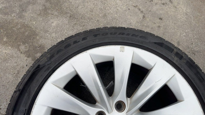 ⭕ 16-20 Model S MS Wheel Rim 19x8.0+40MM + Goodyear Tire 245/45R19 105