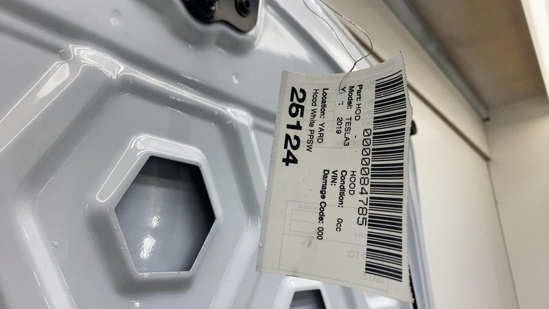 ⭕ 2017-2023 Tesla Model 3 M3 Front Hood Bonnet Shell Panel Cover OEM White PPSW