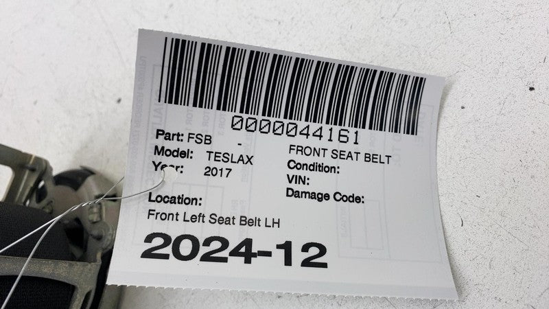 ⭕ 2016-2020 Tesla Model X Front Driver Side 1st Row Seat Belt & Retrac