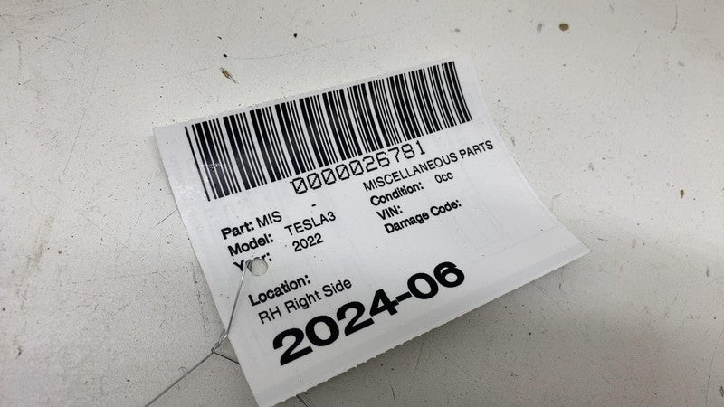 ⭕ 2017-2023 Tesla Model 3 Rear Right C-Pillar Upper Panel Skin Passenger Side