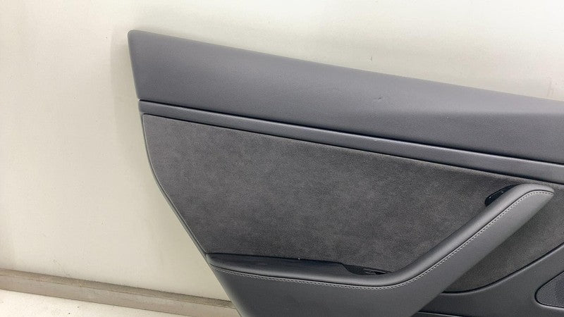 ⭕2017-2020 Tesla Model 3 Rear Side Door Panel Trim Cover White Left 11