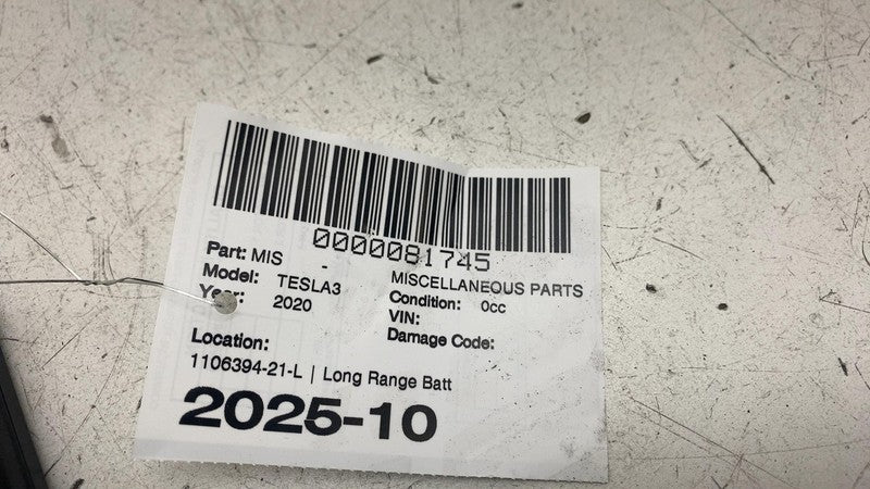 110639421L ⭕ 2020-2023 Tesla Model 3 M3 Battery High Voltage System Controller 1106394-21-L
