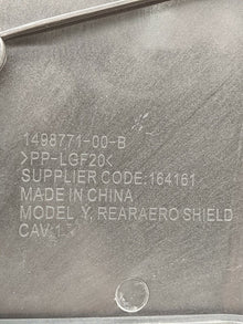 ⭕ 2017-2023 Model 3 Y Rear Under Body Aero Shield Guard Cover Panel 1498771-00-B