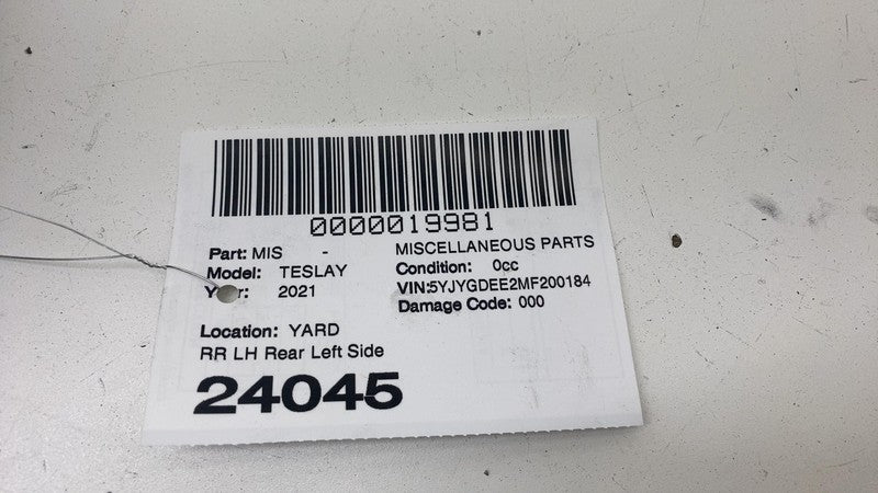 ⭕ 2020-2023 Tesla Model Y Rear Side Trunk Pocket End Bracket Left 1492