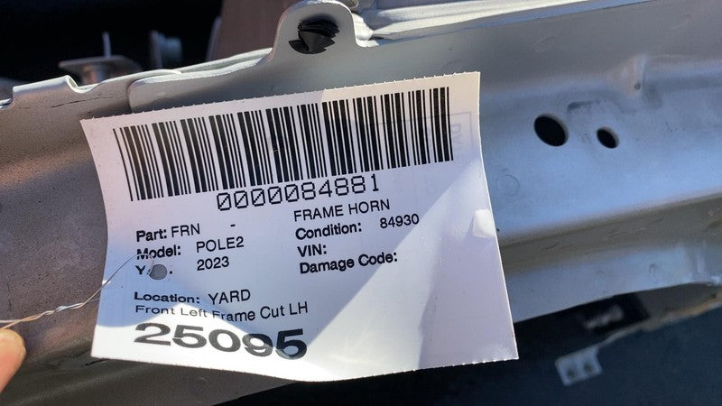 ⭕ 2022-2024 Polestar 2 Front Driver Side Structural Frame Horn Cutout Left LH
