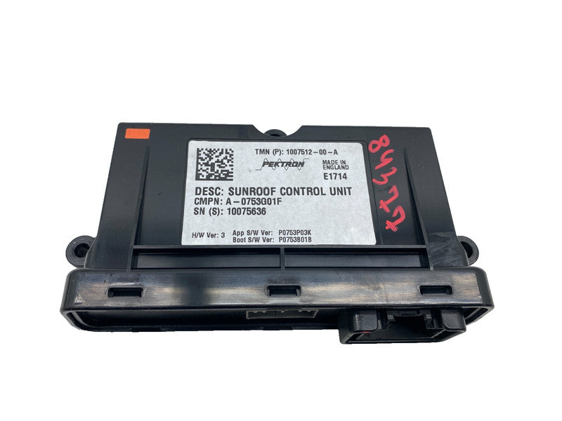 100751200A ⭕ 12-20 Tesla Model S Sunroof Controller Moon Roof Control Module 1007512-00-A