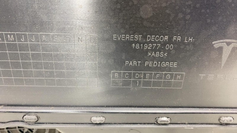 1819277-00-D ⭕ 2024 2025 Tesla Cybertruck Front Left Door Trim Panel Card Black 1819277-00-D