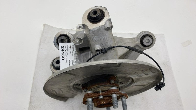 118841600F 2020-2024 Tesla Model Y Rear Right Spindle Knuckle Hub w/ ABS & Dust Shield OEM