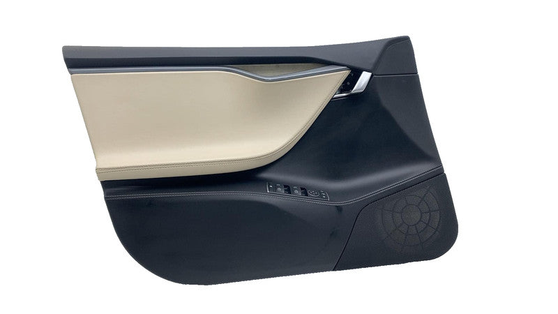 ⭕ 12-20 Tesla Model S Front Driver Side Interior Door Panel Trim Card 