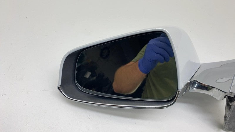 6005864-00-E 2012-2015 Tesla Model S Front Left Exterior Rear View Door Mirror LH White PPSW