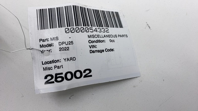 2022 Ram 2500 Push to Button Start Ignition Module Bezel Assembly M386