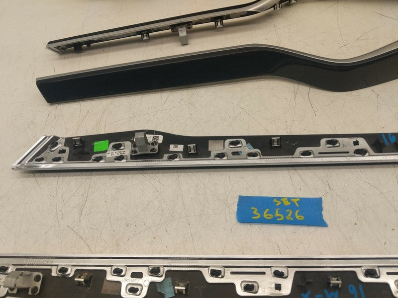 1035826-10-A 16-20 Model X SET of Front & Rear Door Mold with Right Dash AC Vent 1042774-10-C