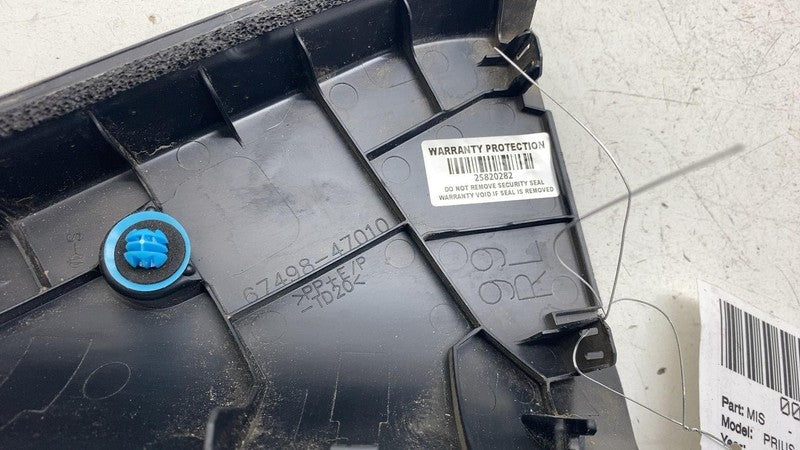 6749847010 ⭕ 2023-2025 Toyota Prius Rear Left Door Corner Trim Cover Panel OEM 67498-47010