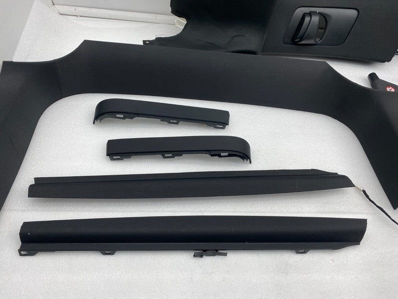 ⭕ 16-20 Tesla Model X SET Headliner Sunvisor Upper A + B + C-Pillar Tr