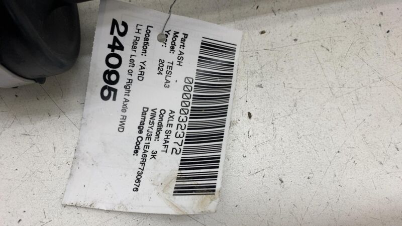 104416800A ⭕ 24-25 Model 3 Rear Left Axle Shaft Halfshaft (25MM x 565MM) RWD 1044168-00-A