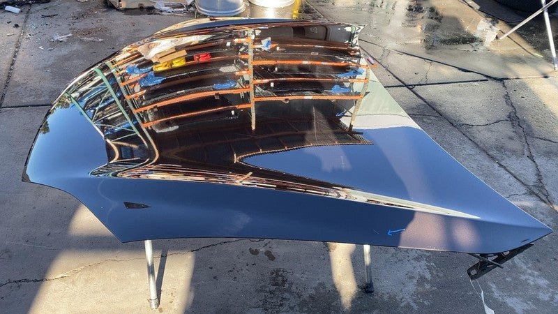 2012-2015 Tesla Model S MS Front Bonnet Hood Shell Panel Assembly OEM Brown PMAB