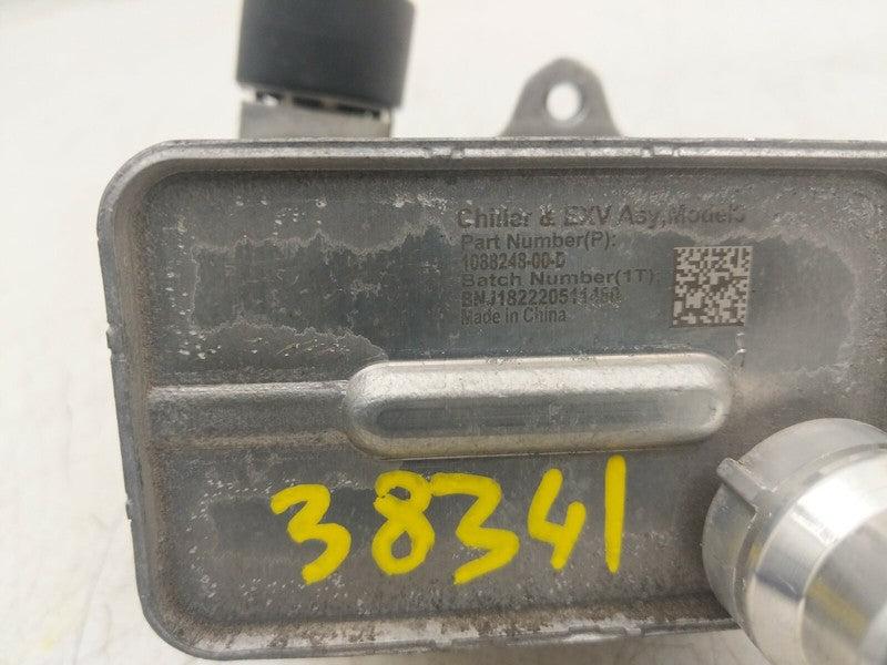 1088248 00 D ⭕ 2017-2022 Tesla Model 3 M3 Chiller EXV Oil Fluid Cooler Assembly 1088248-00-D
