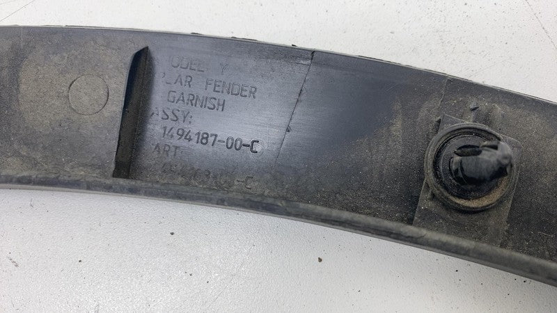 1494187-00-C ⭕ 20-24 Model Y Rear Left Fender Garnish Flare Wheel Arch Molding 1494187-00-C