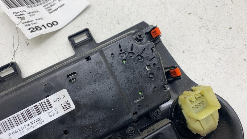 68197437AB ⭕ 14-17 Jeep Wrangler Dash Dashboard Heat A/C Climate Control Panel 68197437AB