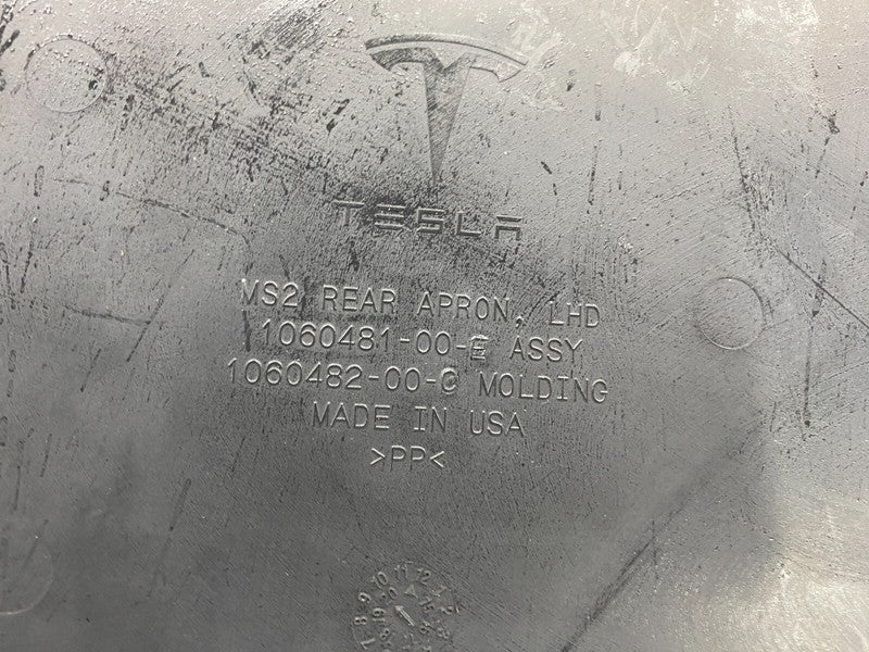 106048100E ⭕ 2016-2020 Tesla Model S MS Rear Apron Underhood Trim Cover Panel 1060481-00-E