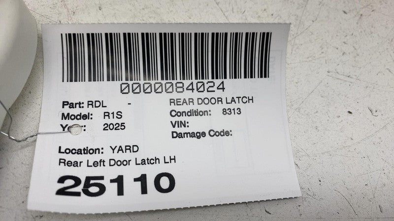 C200628533 ⭕ 2025 Rivian R1S Rear Driver Side Door Latch Lock Actuator w/ Cable C200628533