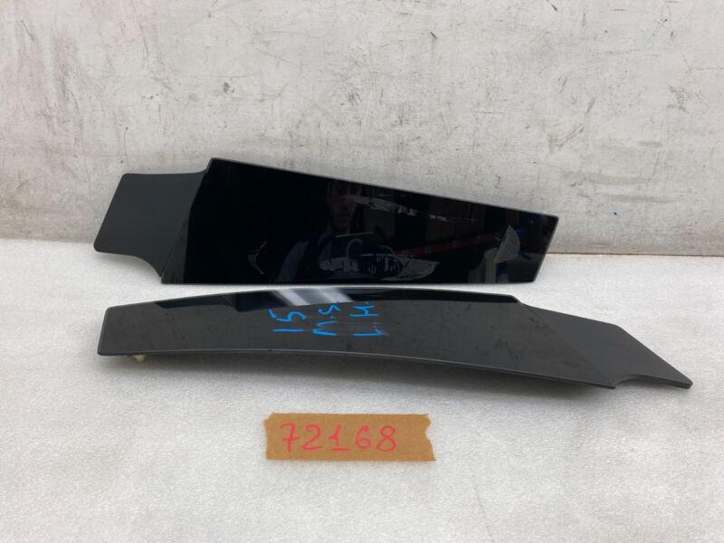 14941 ⭕ 2012-2015 Tesla Model S Left & Right Side B-Pillar Molding Applique Glass Trim