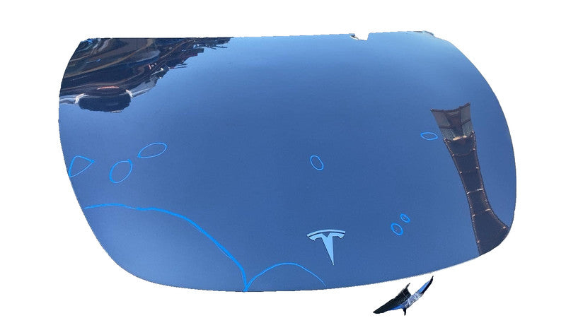 2020-2024 Tesla Model Y Front Bonnet Hood Shell Panel Assembly OEM Gray - PMNG